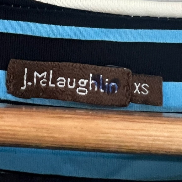 J. McLaughlin Nicola Catalina Cloth Dress Stripes Tiered Layered Size XS - Picture 5 of 5